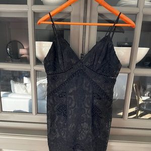 Bardot Lace Black Cocktail dress